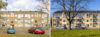 KAW architectuur Floraplein renovatie eindhoven voor en na