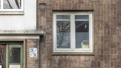 KAW detailfoto voor de renovatie Coevordenstraat Den Haag sociale huur woningbouwcorporatie Haag Wonen